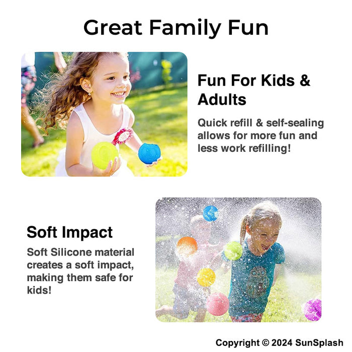 soft magnetic water bombs eco-friendly water balloons for kids