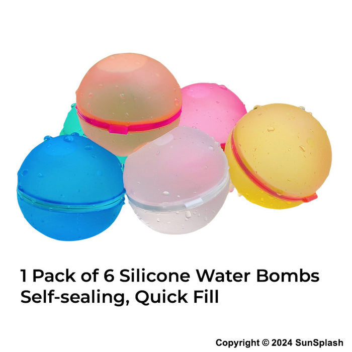 reusable magnetic water balloons colorful resealable water toys
