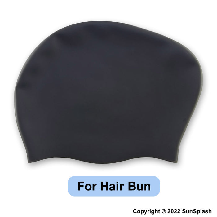 swim cap for long hair women