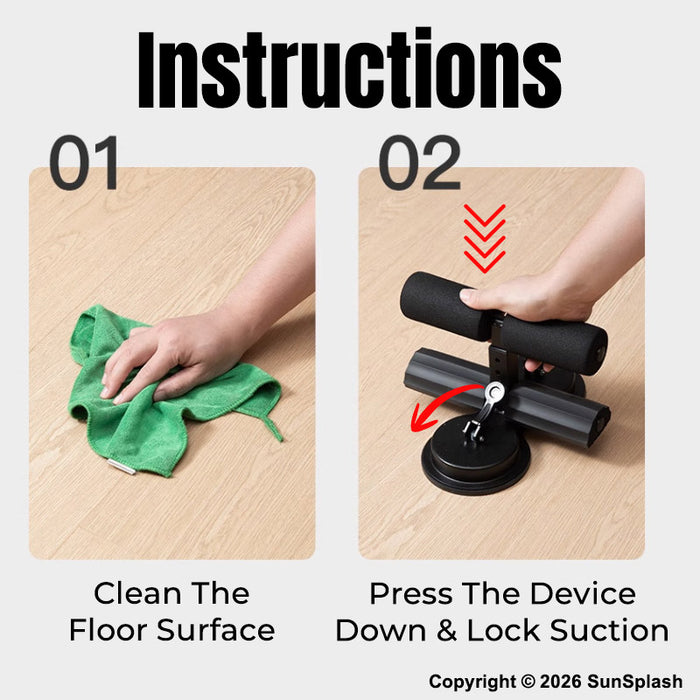 Sit-Up Suction Anchor Aid IPPT Ab Trainer