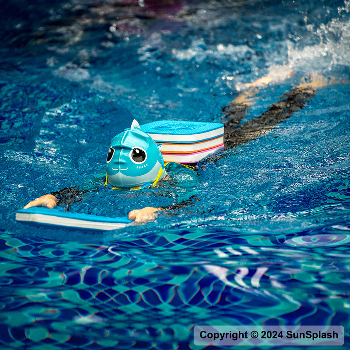 On Water Swimming Back Float Swim Safely With The Kids Pool Back