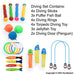 diving toys set kit for kids swimming pool 