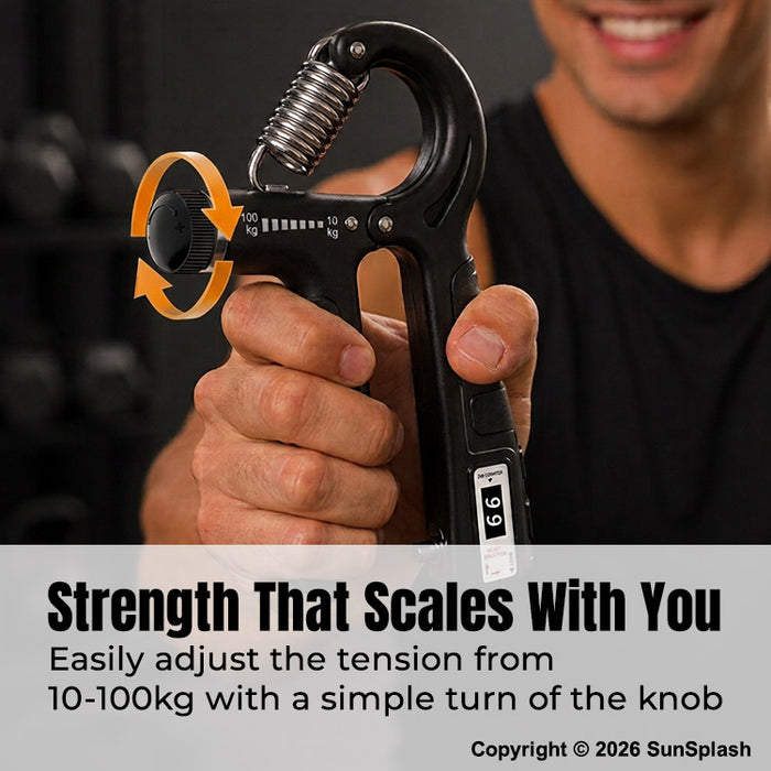 Adjustable Hand Grip Strengthener 10-100kg