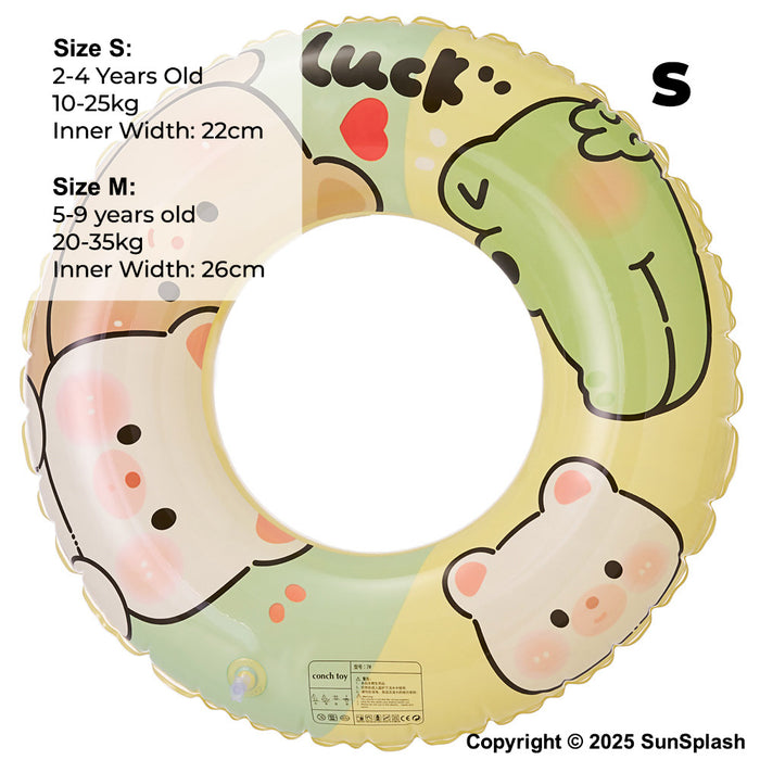 Inflatable Ring Float For Kids (2-9 Years Old)