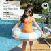 pool float ring blue medium 5 to 9 years old