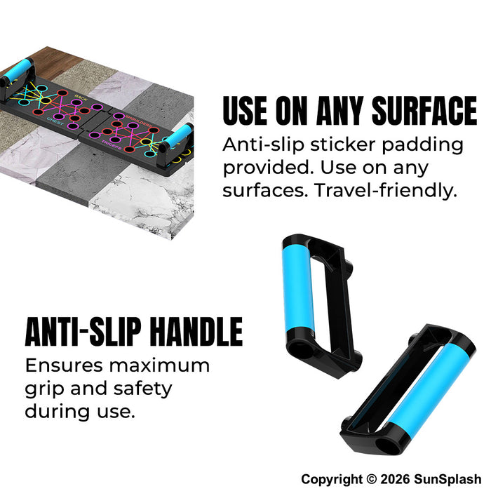 Push Up Board Foldable Portable Upper Body Workout