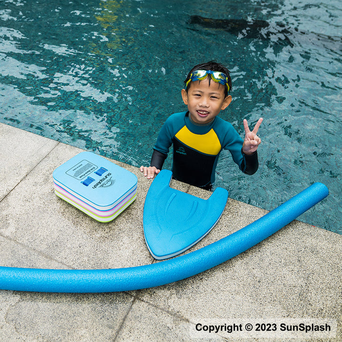 kids swim noodle floats kit