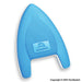 kids triangle kickboard blue