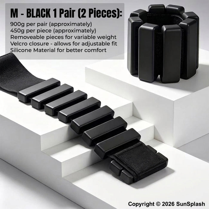 Silicone Wrist Ankle Weights Adjustable