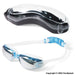 adult swimming goggles blue
