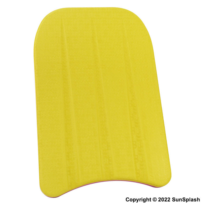 adult swimming kickboard yellow