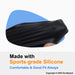 Kids Swim Cap Girls Boys Silicone Stretchy Comfortable